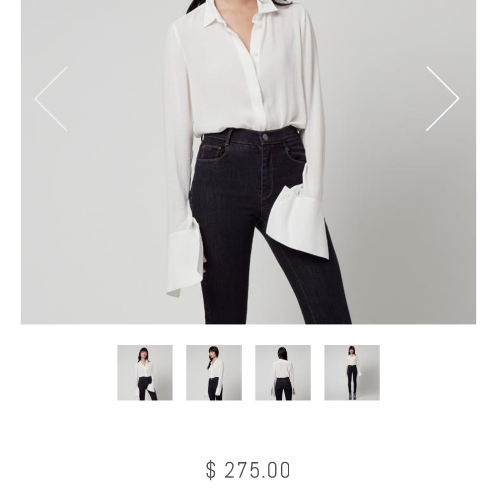 Elaine Kim Philippe Button Down Body Suit